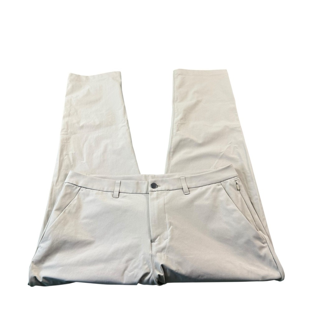 Lululemon Brown Flat Front Performance Pant Size 34x30